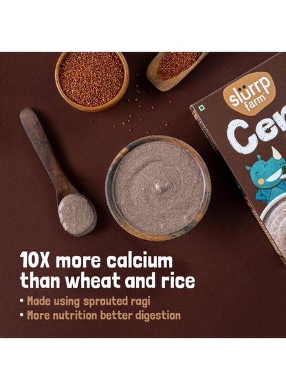 Slurrp Farm Instant Sprouted Ragi Cereal 250G