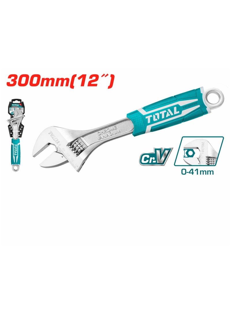 TOTAL Adjustable Wrench 12 Inch - Premium Quality Tool