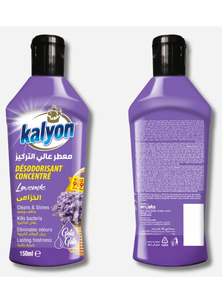 150ml keep, concentrated deodorizing, concentrated deodorizing cleaner, cool dry, deep cleaning, deodorizing cleaner, dirt grime, dry place, free shine, kalyon, keep every, lasts long, lavender concentrated, lavender concentrated deodorizing, quick dry