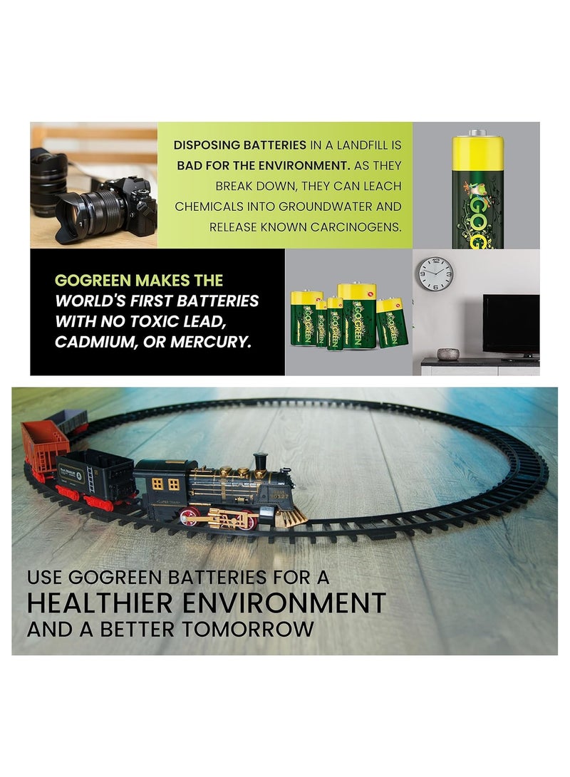Eco Friendly Alkaline AA Batteries 48 Pcs by GO GREEN