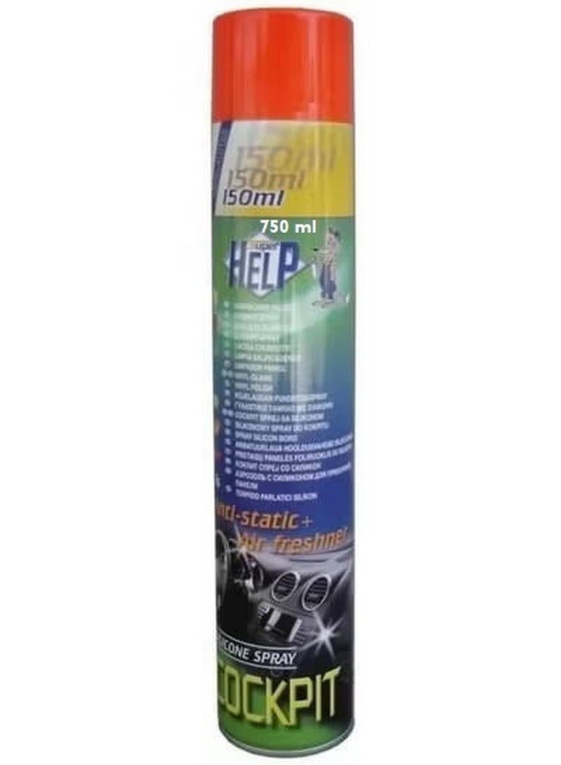 SUPER HELP Silicone Spray - Dashboard Care 750 ML