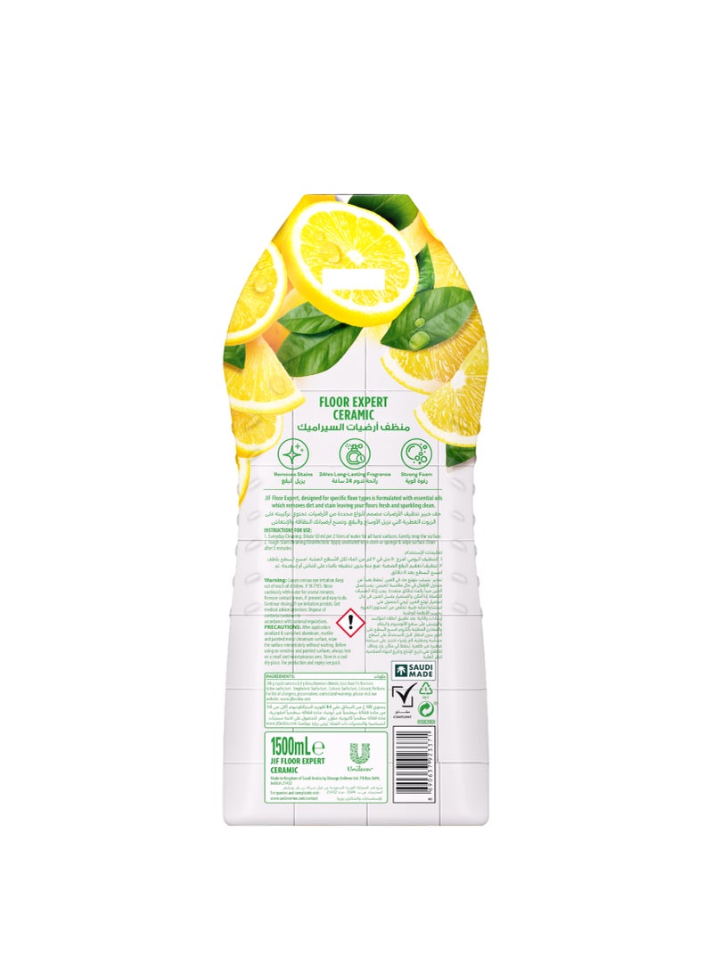 Jif Ceramic Lemon Floor Expert Cleaner 1500ml