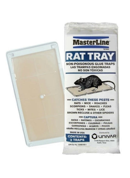 MASTERLINE Rat Tray Glue Traps 2 Pcs Pack