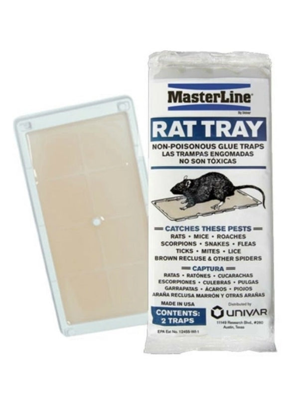 MASTERLINE Rat Tray Glue Traps 2 Pcs Pack