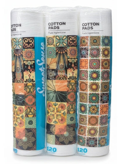 Sweet Sense Cotton Pads 120 Pcs - Premium Quality