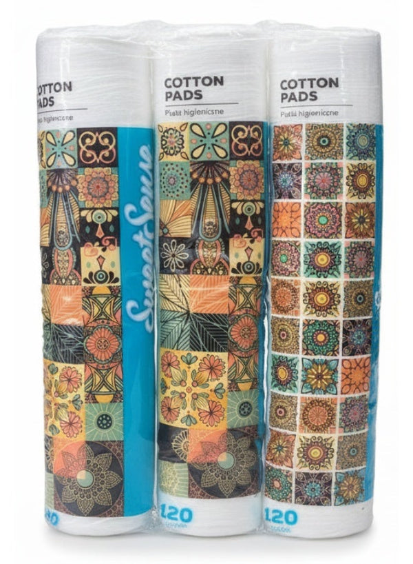 Sweet Sense Cotton Pads 120 Pcs - Premium Quality