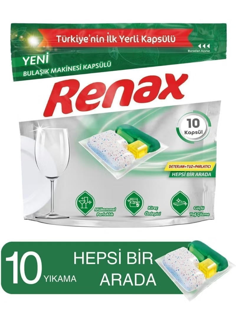 all-in-one dishwasher, capsules strong, capsules strong grease, dishwasher capsules, dissolving power, dissolving power glass, glass limescale, grease dissolving, grease dissolving power, limescale protection, power glass, power glass limescale, renax, st