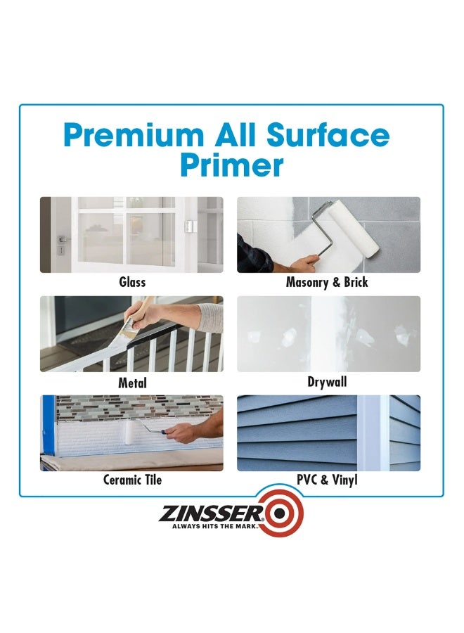 Zinsser High Hide Cover Stain Primer And Sealer White 946 ML