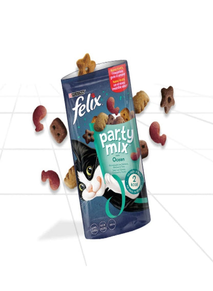 PURINA Felix Party Mix Seafood Cat Treats 60g