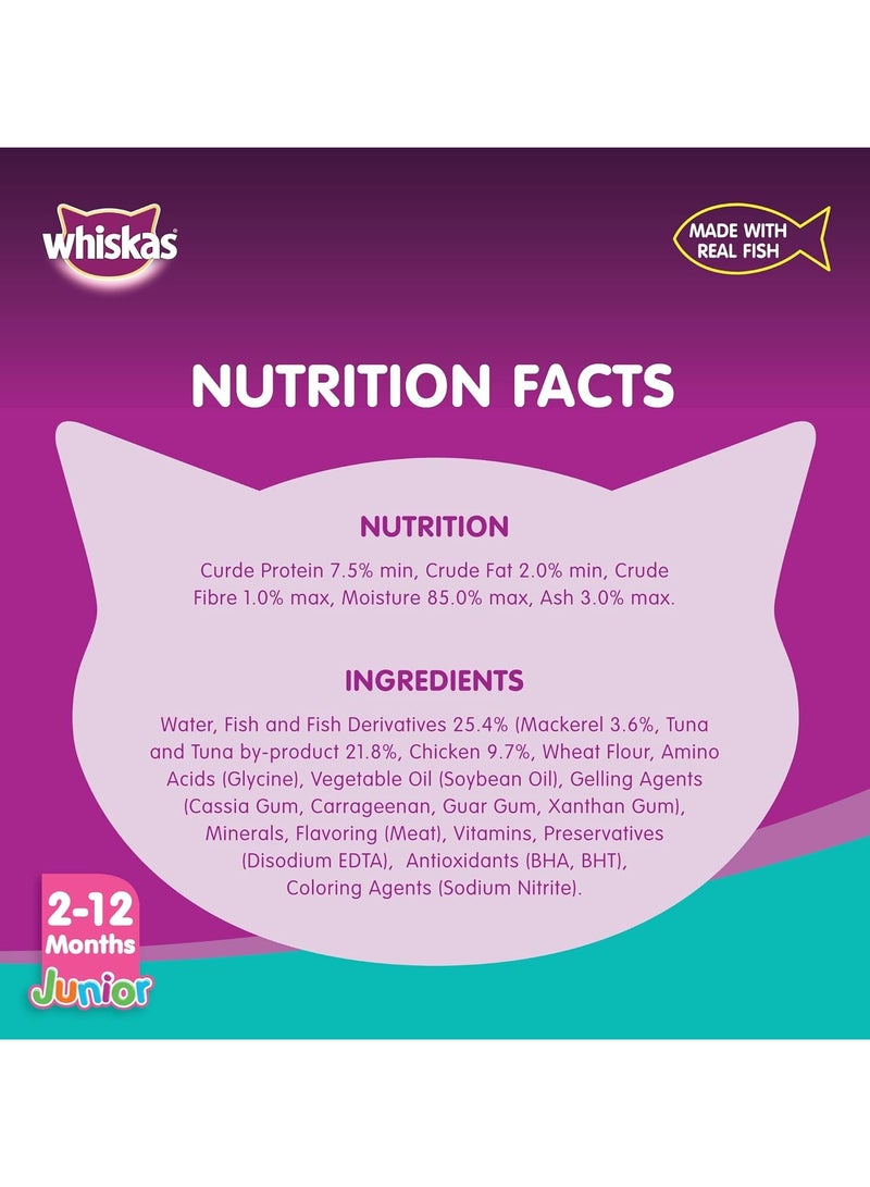 Whiskas Junior Tuna in Jelly Wet Kitten Food
