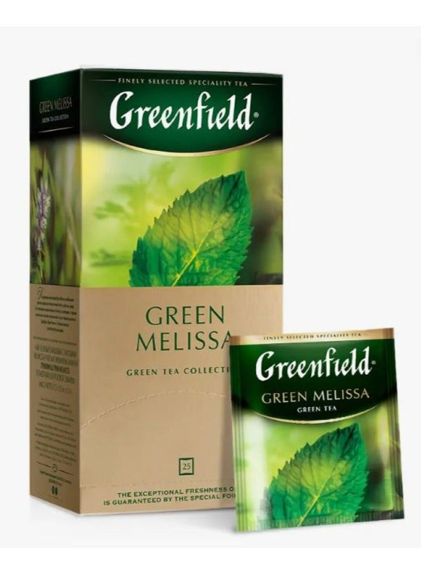 Greenfield Green Melissa Tea Collection 25 Tea Bags