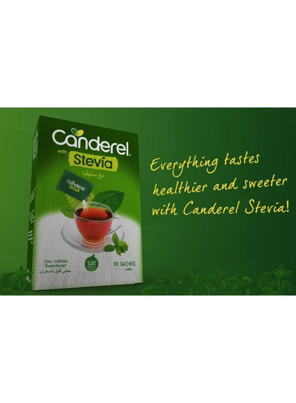 Canderel Stevia Sweetener 100 Sachets