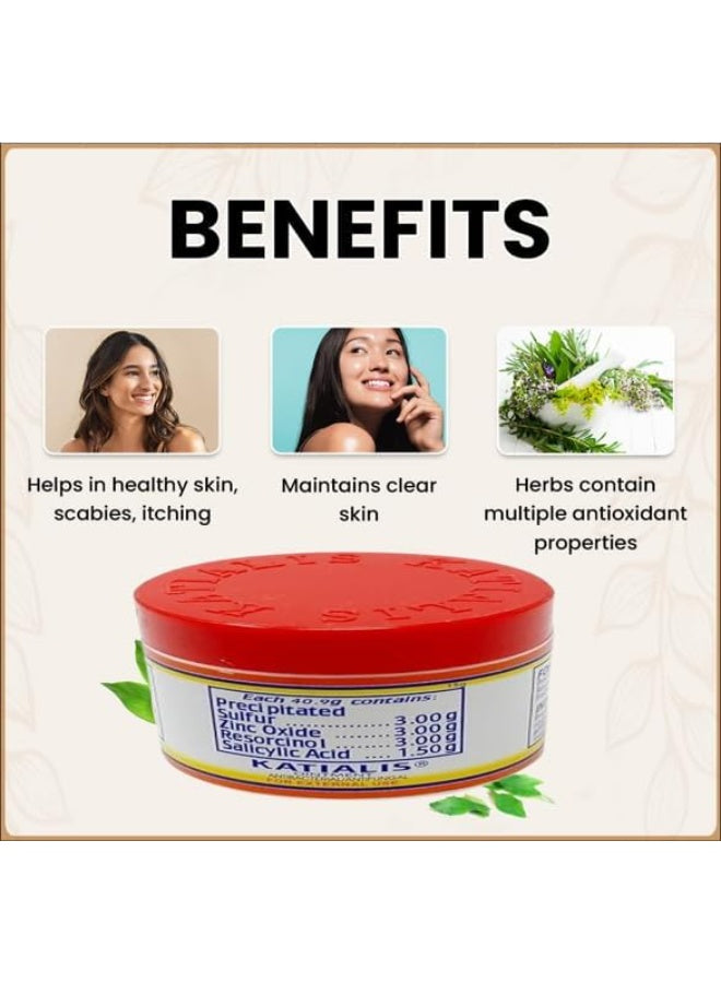 50g 30g, antibacterial, antibacterial antifungal, antibacterial antifungal sulfur, antifungal sulfur, cool dry, katialis, multi purpose, ointment antibacterial, ointment antibacterial antifungal, salicylic acid, skin care, skin key, skincare, zinc oxide