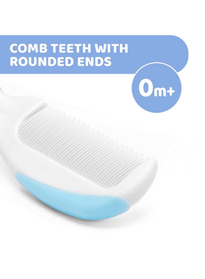 Chicco Brush And Comb 0M+, Light Blue