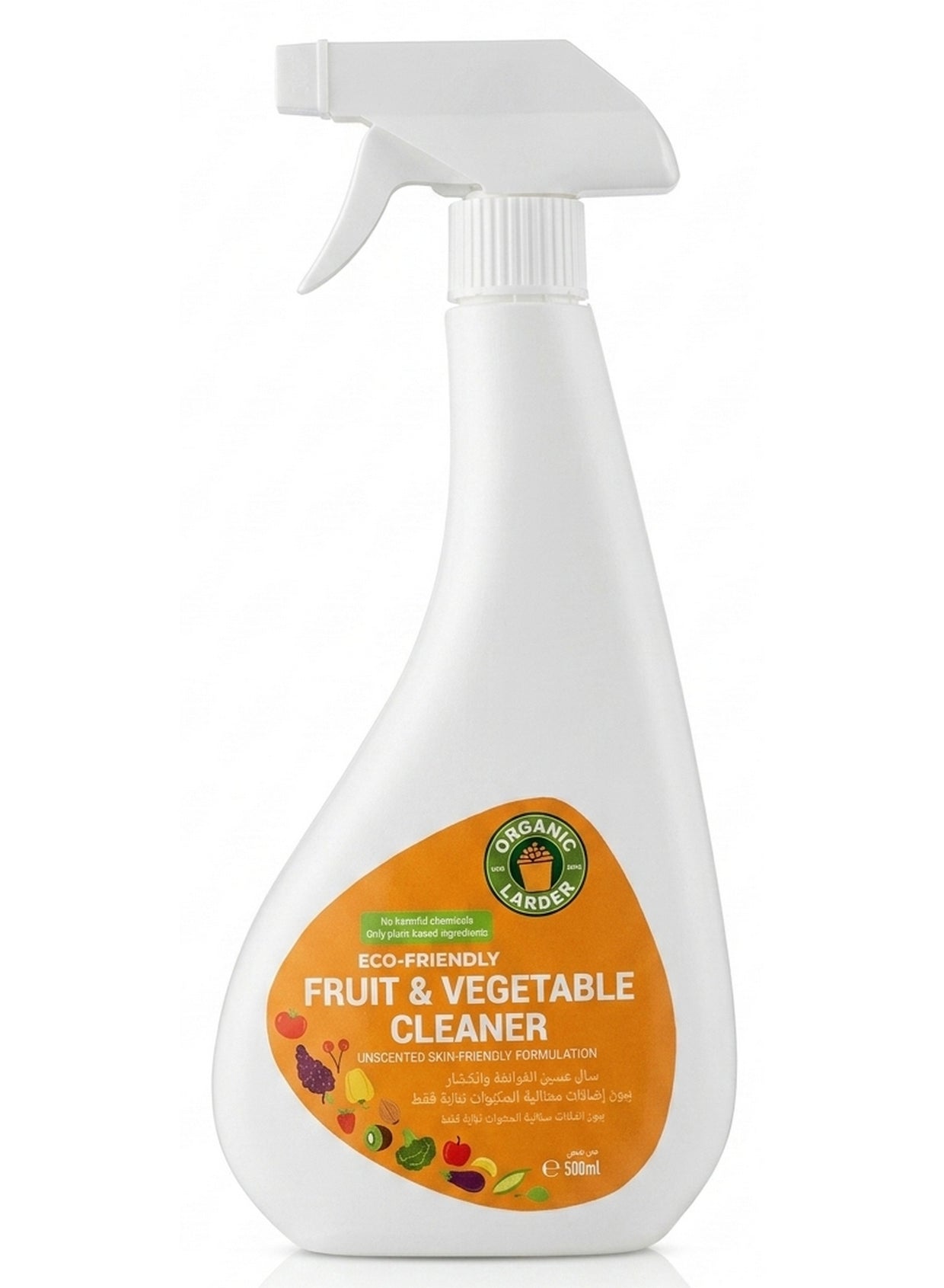 500ml fresh, carry dirt, dirt wax, every meal, eyes rinse, fruit vegetable, fruit vegetable cleaner, make every, makes daily, note keep, organic larder, plant-based, type fruit, vegetable cleaner, water may