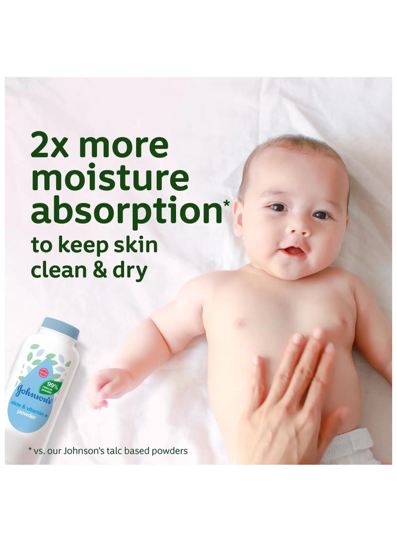 Johnson'S Baby Aloe & Vitamin E Powder 200G
