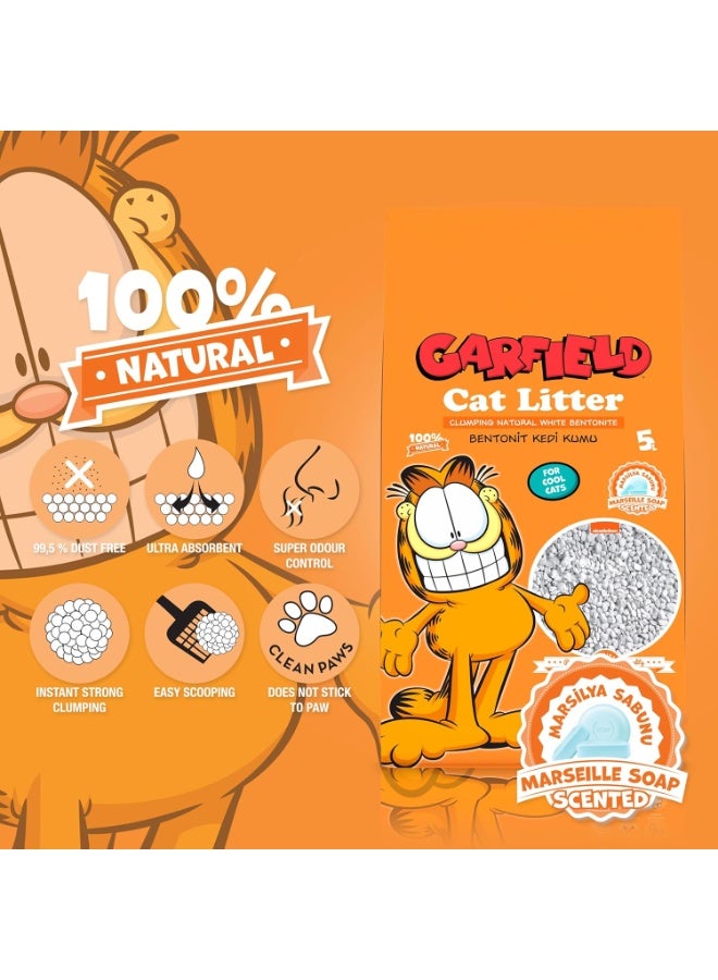 Garfield Cat Litter Clumping Marseille Soap 5L