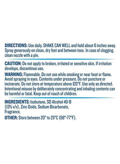 Dr. Scholl's Odor-X Ultra Foot Spray Powder