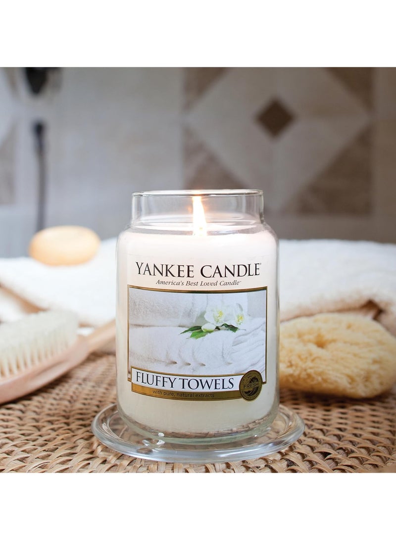 YANKEE CANDLE Fluffy Towels Candle Jar