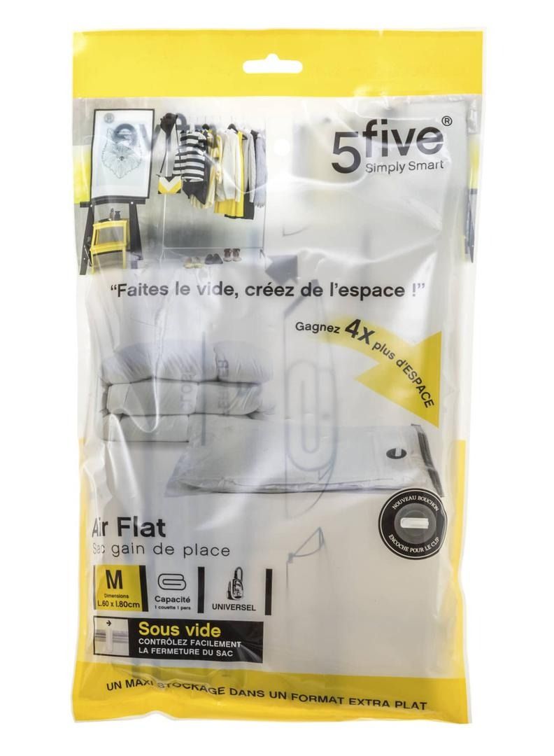 5five Air Flat Vacuum Bag - Space Saving Storage