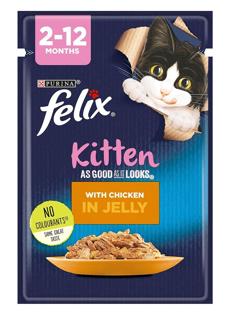 Premium Cat Food with Chicken in Jelly - PURINA