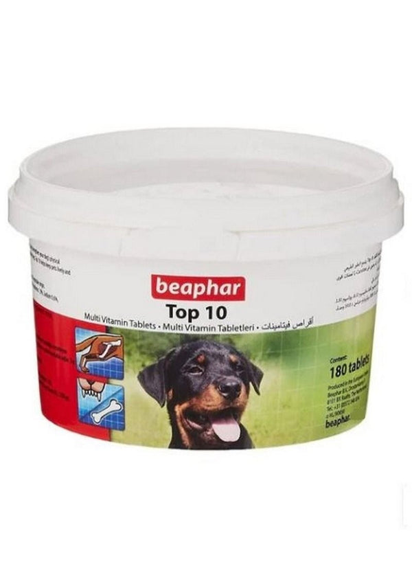 Beaphar Top 10 Dog Multi-Vitamins 180 Tablets