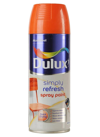 Dulux Simply Refresh Spray Paint 400 ML Gloss Tangerine