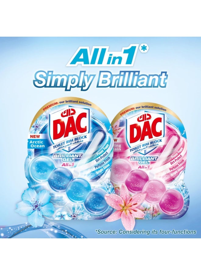 Dac Brilliant Gel Toilet Rim Block Arctic Ocean