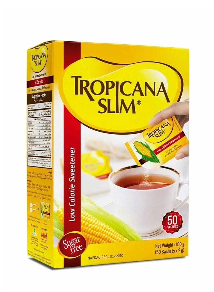 Tropicana Slim Low Calorie Sweetener Sachets 100g