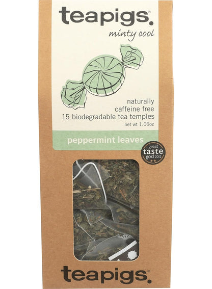 caffeine free, fresh naturally, herbal tea, herbal tea minty, leaves herbal, leaves herbal tea, minty fresh, naturally caffeine, peppermint leaves, tea minty, tea minty fresh, tea temples, tea temples 30g, teapigs, temples 30g
