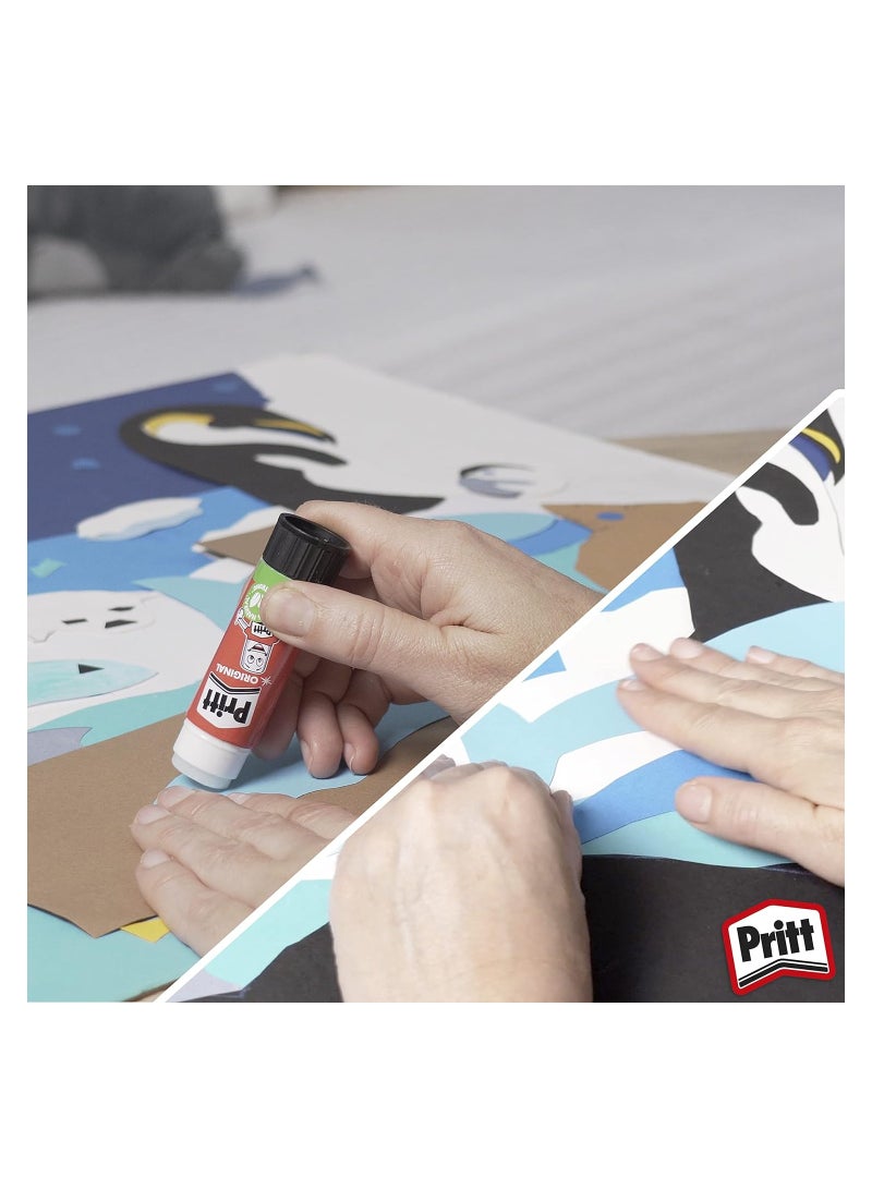 Pritt Transparent Glue Stick 11G X 4