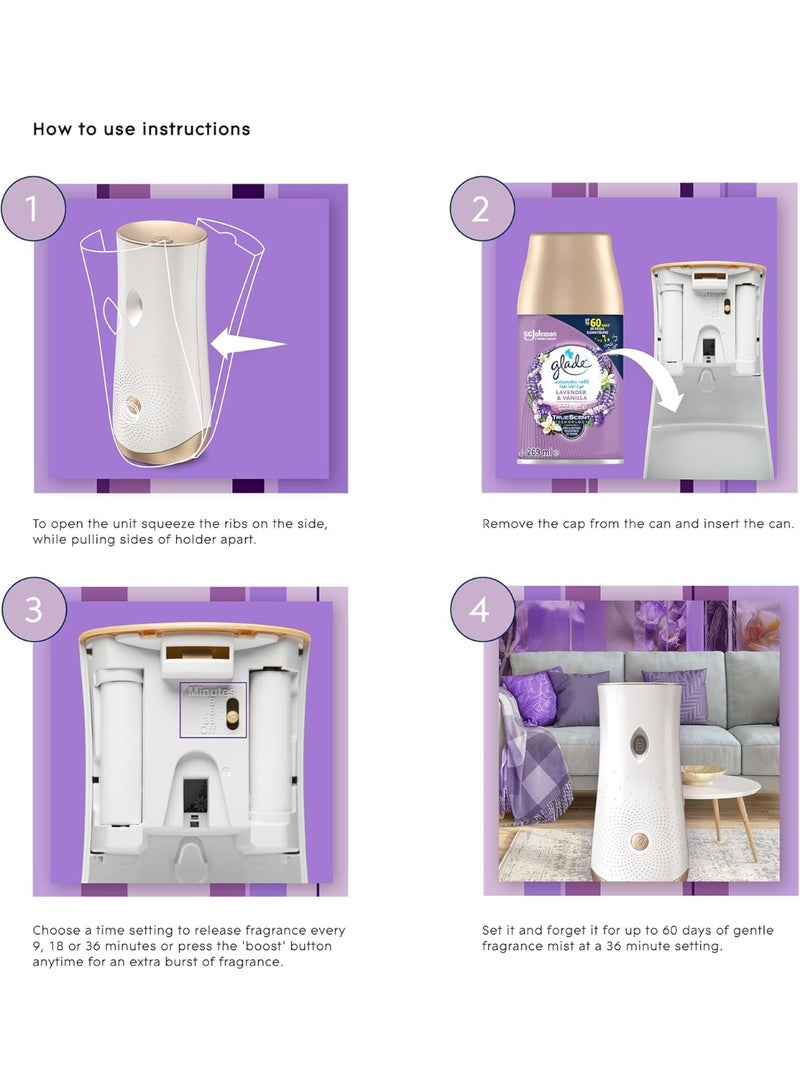 Glade Lavender & Vanilla Air Freshener Refill