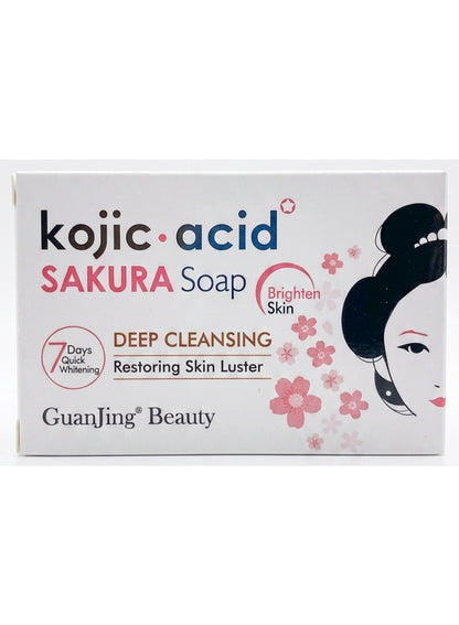 acid sakura, acid sakura soap, care 120g, cleansing skin, cleansing skin care, days quick, days quick whitening, guanjing beauty, kojic acid, kojic acid sakura, quick whitening, sakura soap, skin care, skin care 120g, whitening brightening