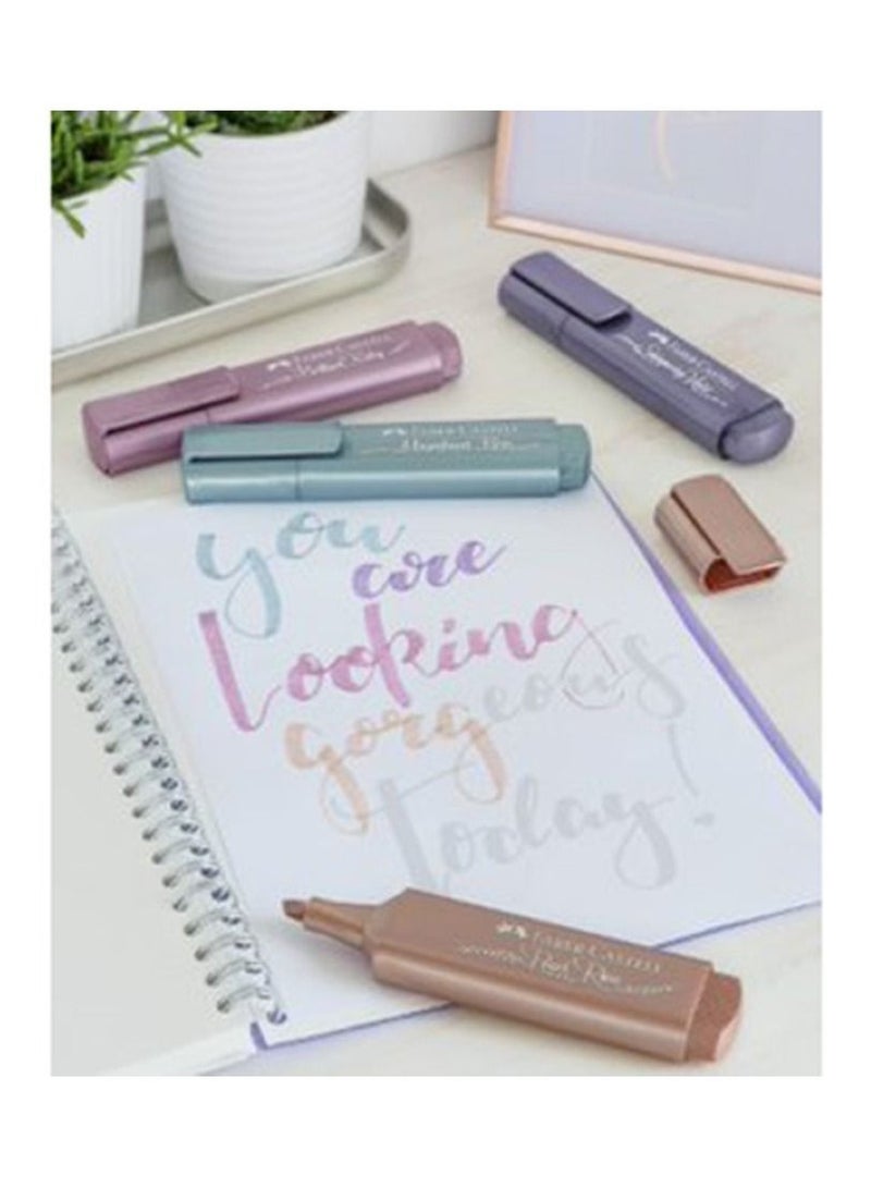 FABER-CASTELL Highlighter 46 Metallic - 8Pcs