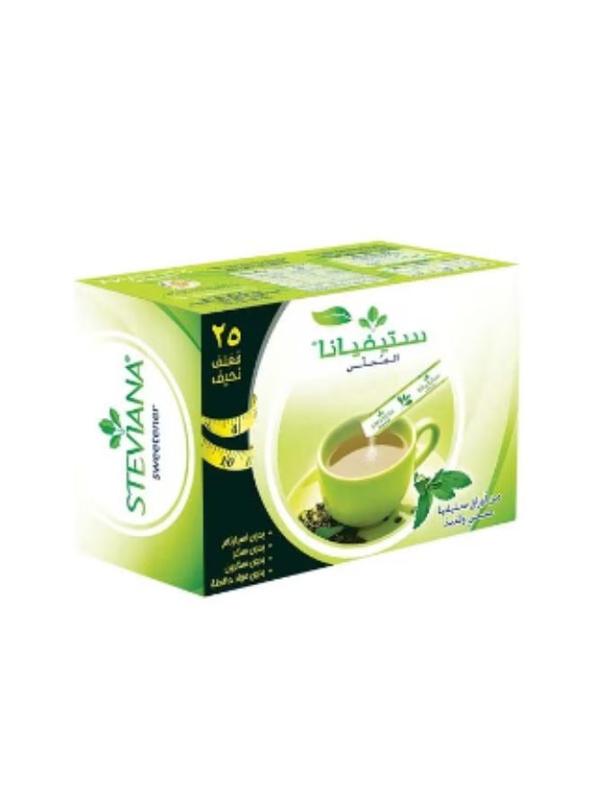 Steviana Slim Sticks Sweetener 25 Pieces