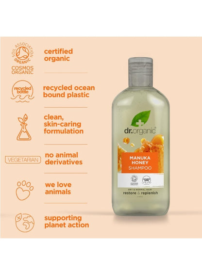 Dr.Organic Manuka Honey Shampoo 265 ML