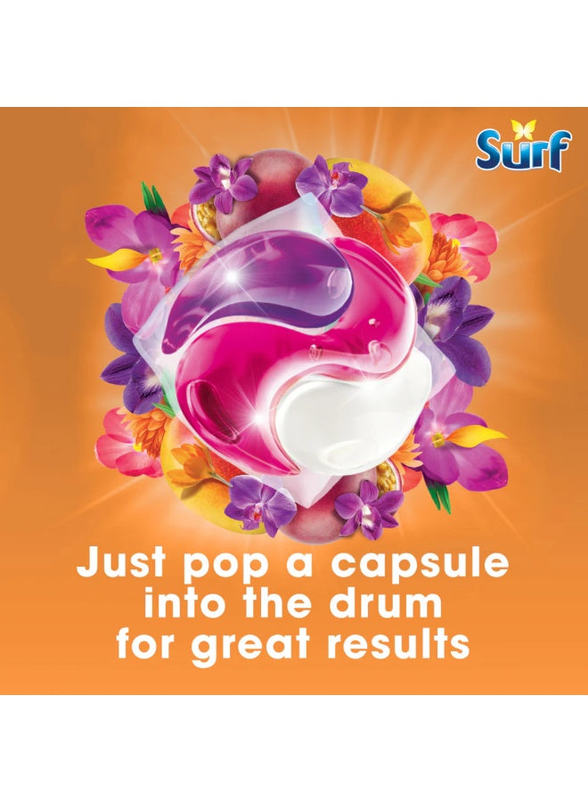 3-in-1 passion, 3-in-1 passion bloom, bloom washing, bloom washing capsules, cold wash, cool dry, dermatologically tested, laundry detergent, note keep, passion bloom, passion bloom washing, stain removal, surf, washing capsules, wear key