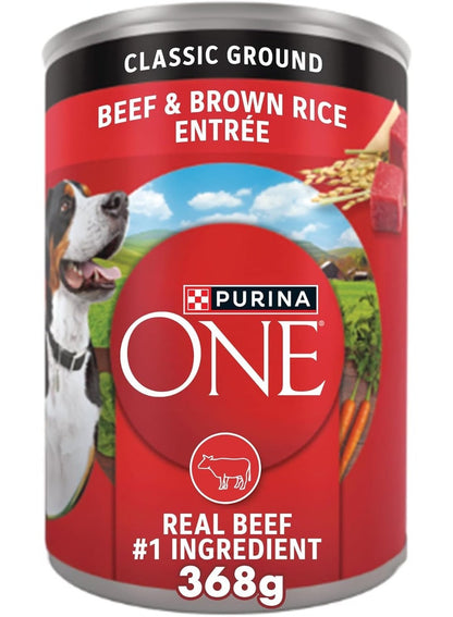 Purina ONE High Protein Beef & Brown Rice Wet Dog Food