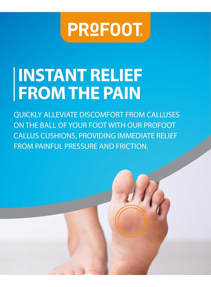 brands 6pcs, callus cushions, callus cushions soft, cushioning foam, cushioning foam instant, cushions soft, cushions soft cushioning, foam instant, foam instant relief, hypoallergenic, instant relief, painful calluses, profoot, soft cushioning, soft cush