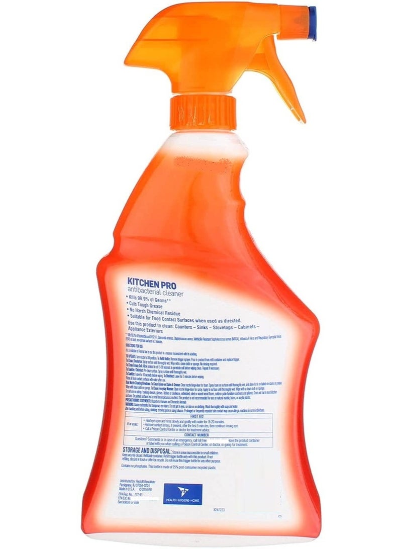Lysol Kitchen Pro All Purpose Cleaner Citrus 650 ML