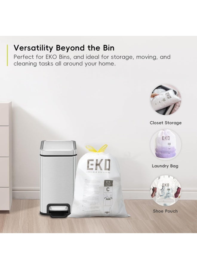 10-15 litre, 10-15 litre capacity, 15l bins, bin liners, bins 10-15, bins 10-15 litre, cool dry, eko, eko bin, kitchen bins, kitchen bins 10-15, lift tie, litre capacity, time key, type bin