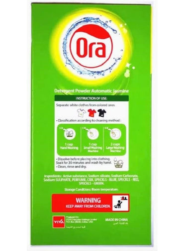 Ora Basic Detergent Powder For Automatic Machine Jasmine 2 Kg