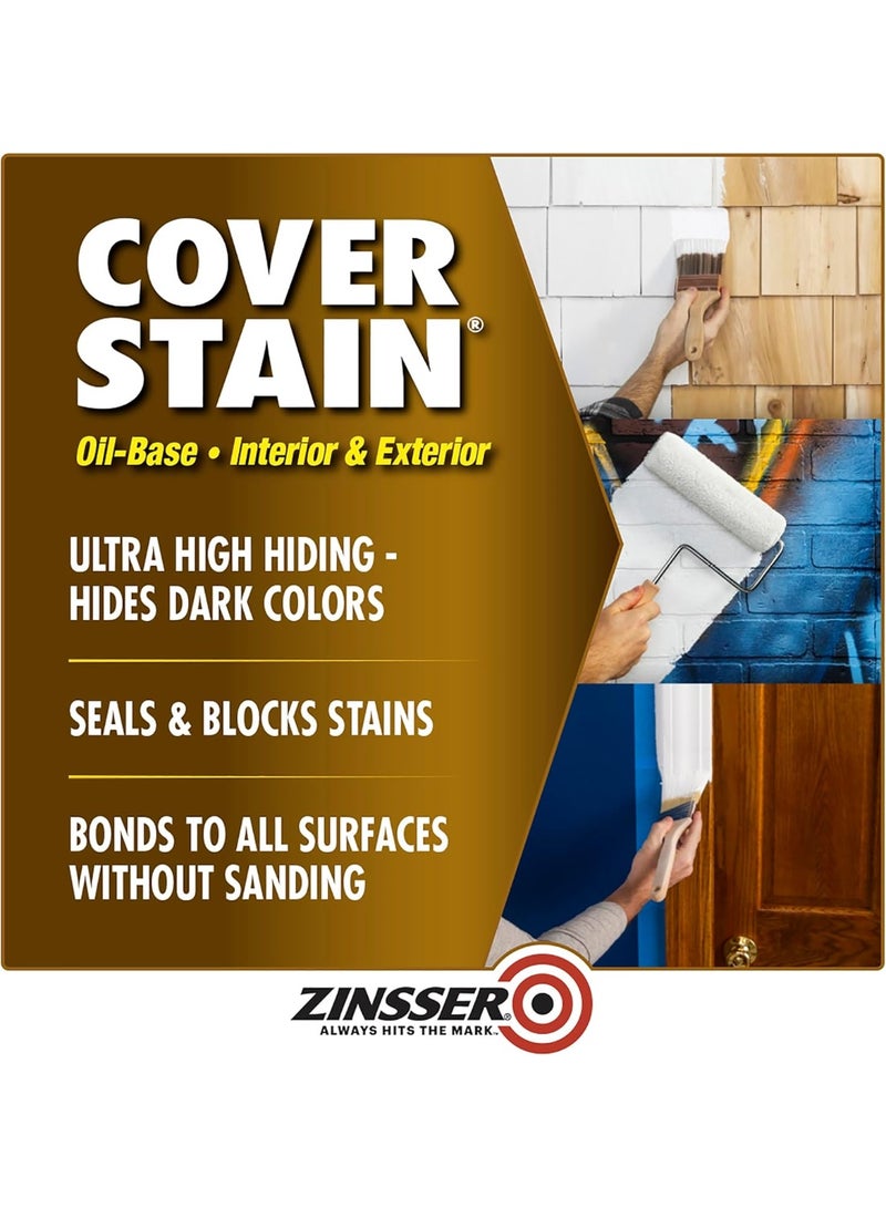 Zinsser High Hide Cover Stain Primer And Sealer White 946 ML