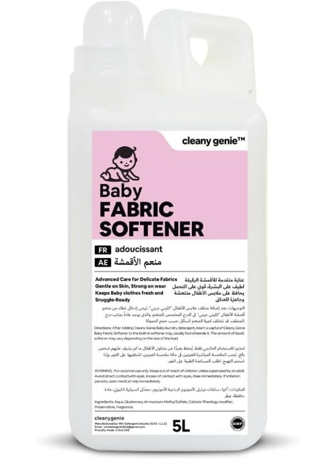 Cleany Genie 5L Baby Fabric Softener - Sensitive Skin