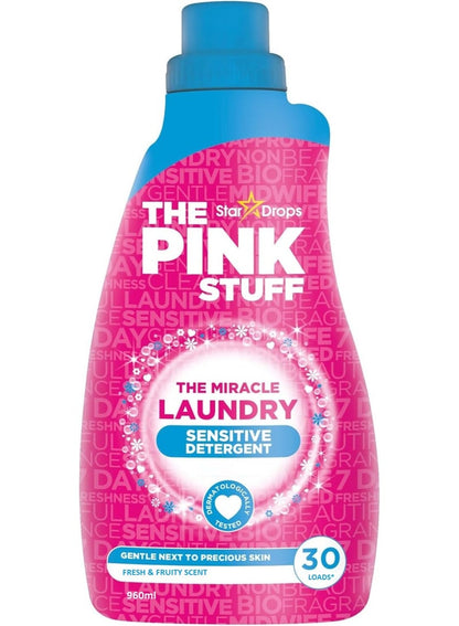 Star Drops The Pink Stuff The Miracle Laundry Sensitive Liquid 960 ML