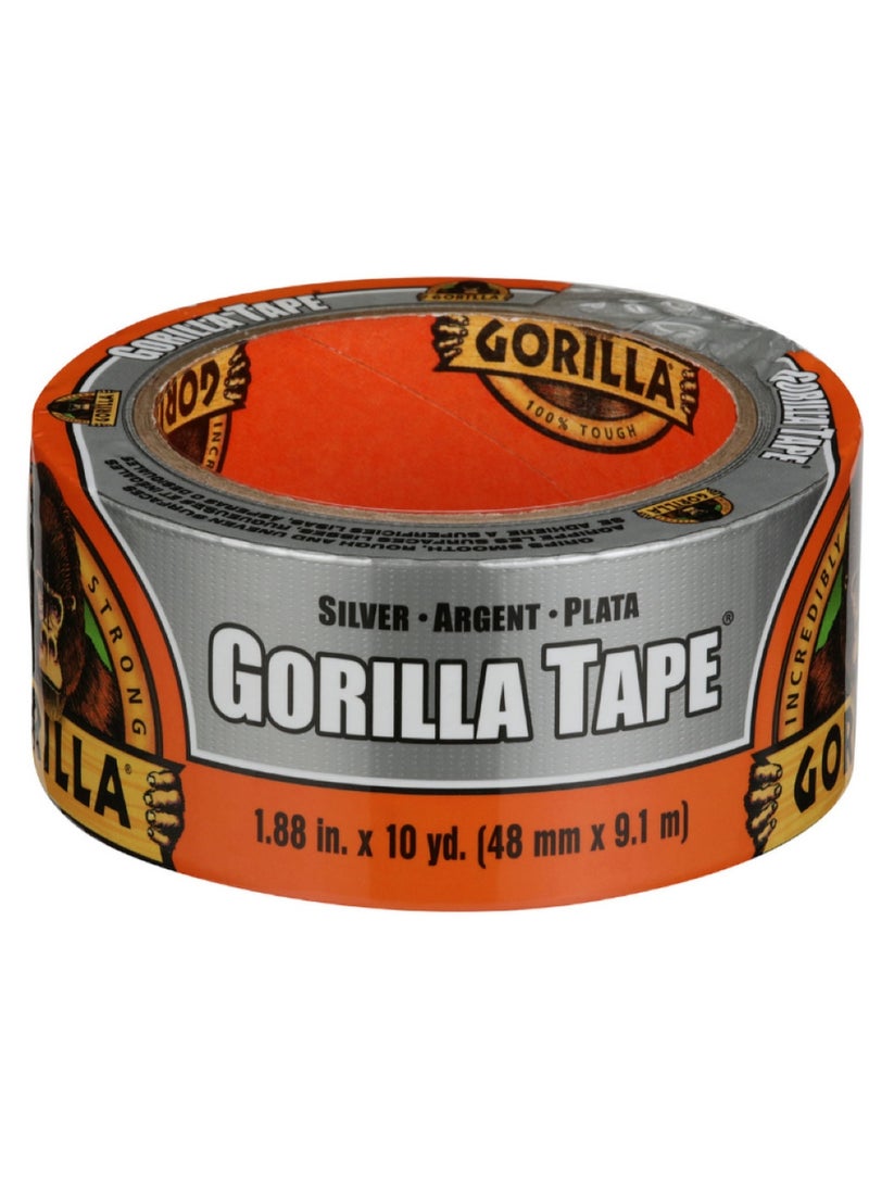 Gorilla Duct Tape 1.88 Inch X 10 Yd Silver