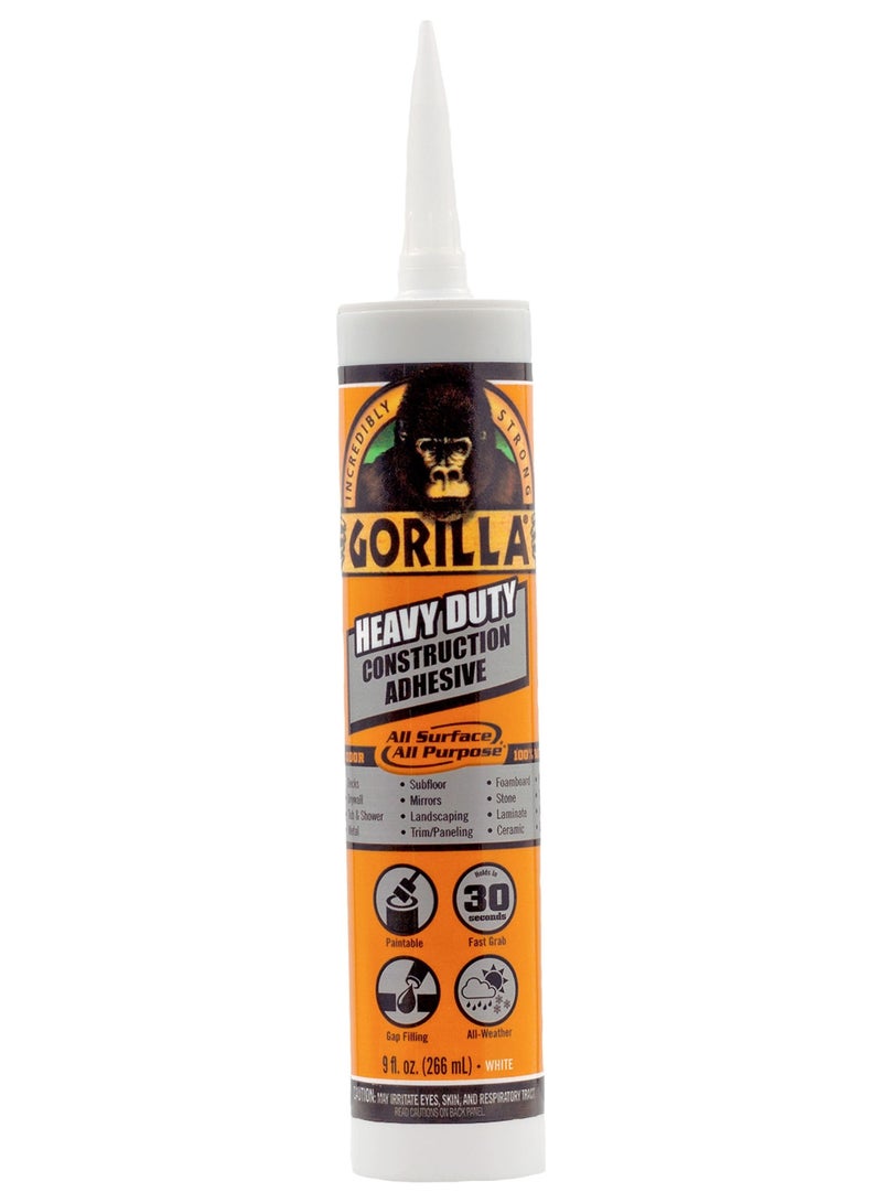 Gorilla Heavy Duty Construction Adhesive 266 ML