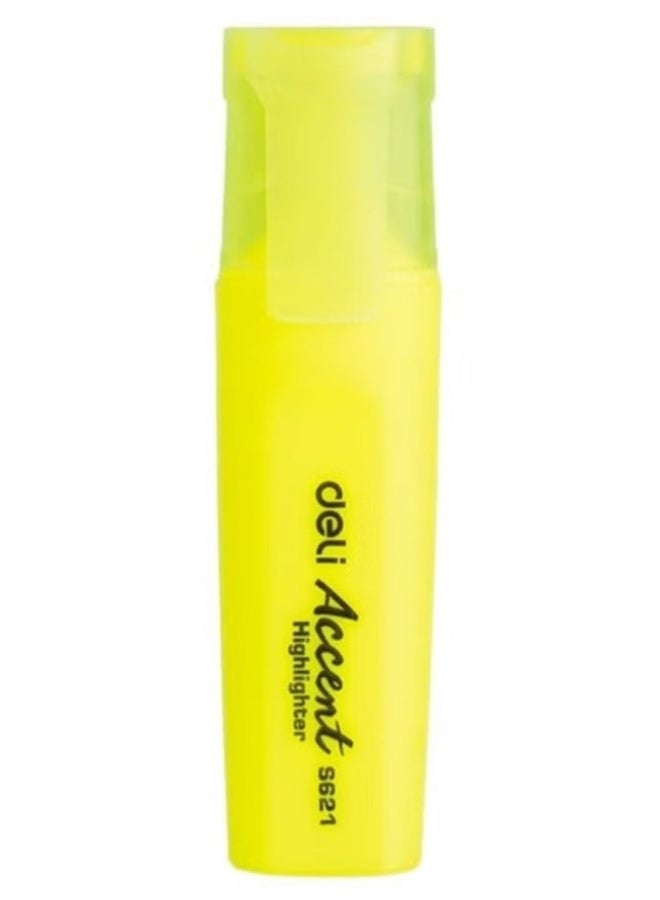 Deli Highlighter Yellow 4 Piece Set