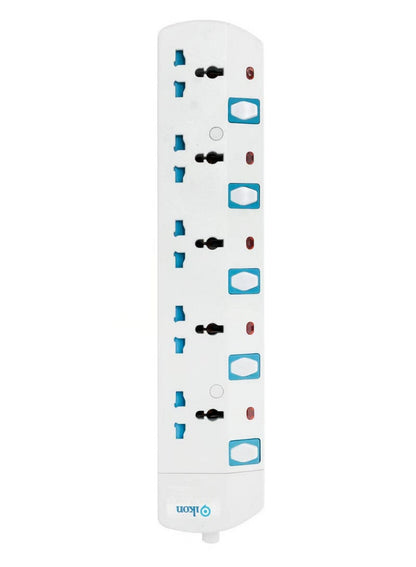 Ikon 5 Way Power Extension Socket 3 Mtr