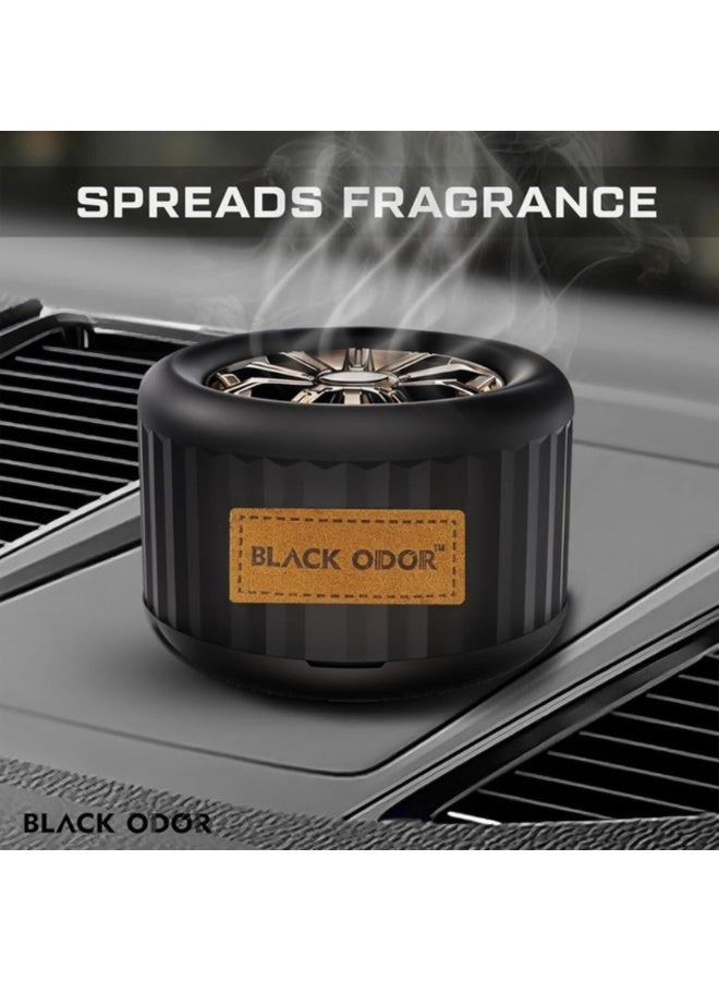 Lucky Wheel Car Air Freshener Blue - BLACK ODOR